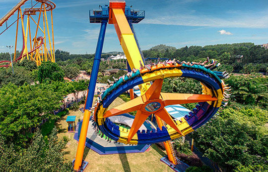 東莞玖容增壓缸公司“廣州長隆一日游”：超級(jí)大擺錘